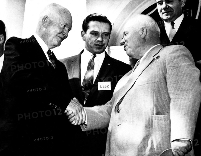 President Eisenhower and Kruschev in Washington
