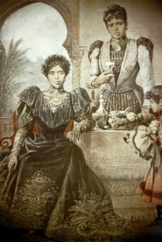 Former queen Ranavalo, from Madagascar, in Algiers
