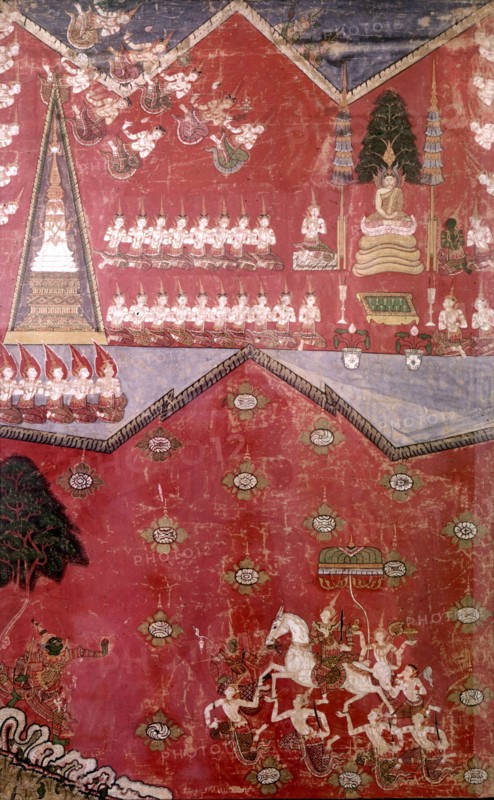 Life of Buddha (detail)