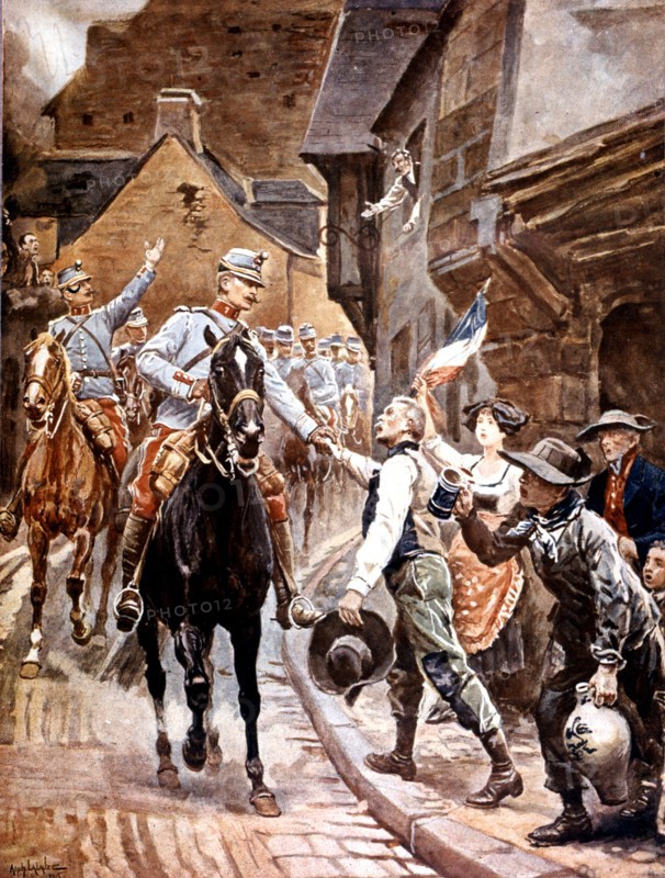 Alphonse Lalauze in the Alsace region