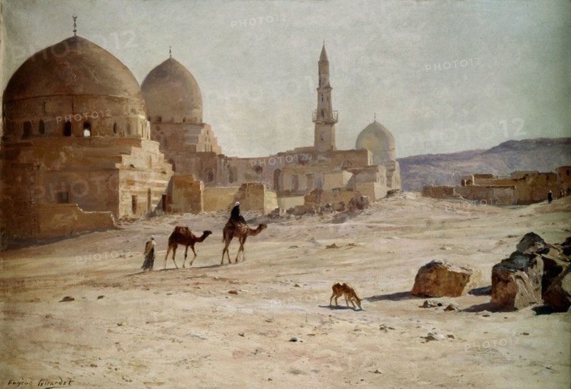 Girardet, Paysage en Algérie