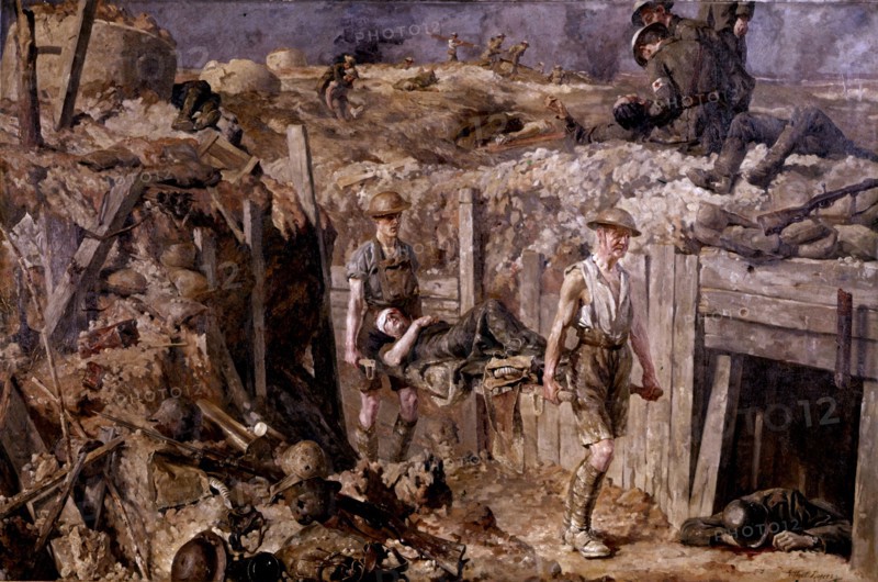 Rogers. A Messine, pendant l'offensive de 1917