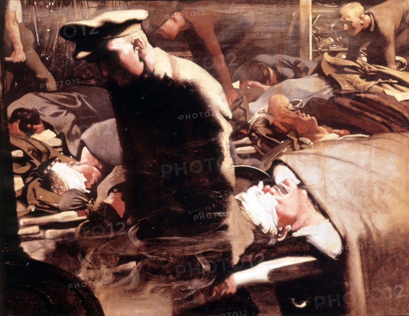 Kennington, Gazés et blessés pendant la Première Guerre Mondiale