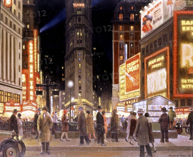 Thain, Time Square, Broadway, New York