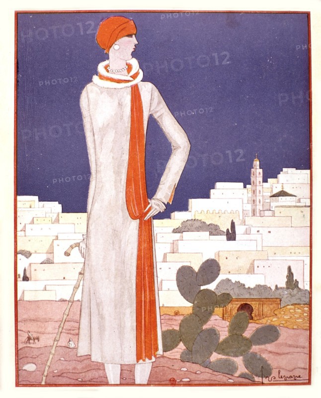 Gravure de mode in "Vogue"