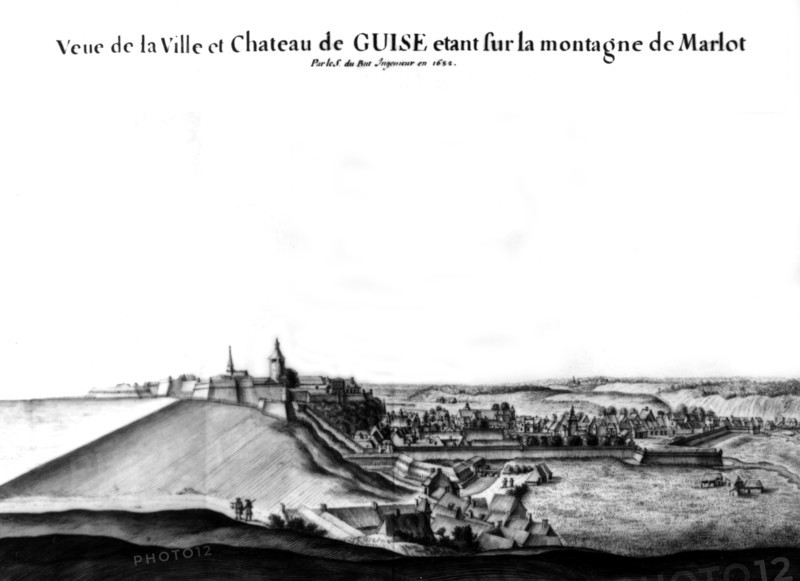 The Castle of the Dukes of Guise en 1688. (Where Camille Desmoulins was born)
