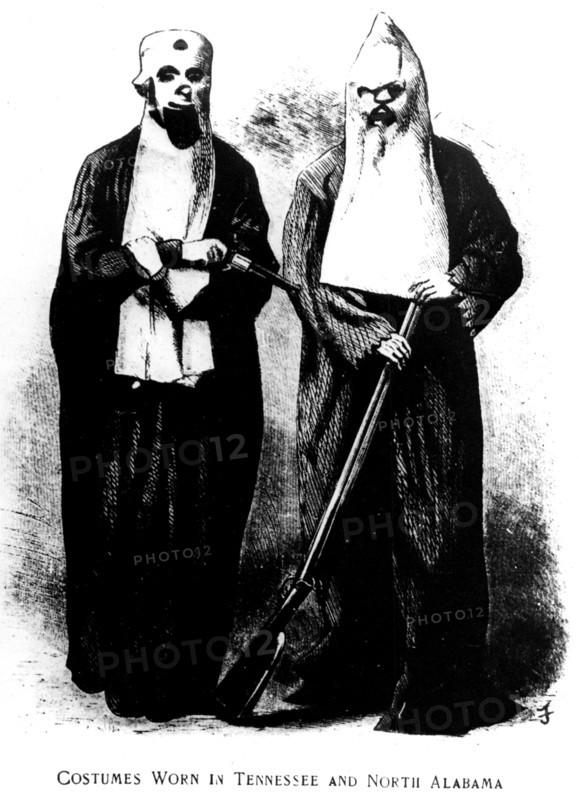 Drawing taken from "Ku Klux Klan" by John Carter