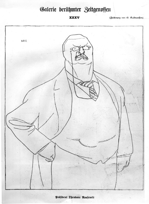 Le président des Etats-Unis, Théodore Roosevelt dans "Simplicissimus"
