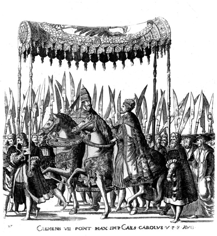 Charles Quint couronné empereur des romains