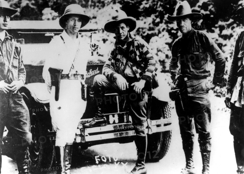 General Sandino and his administration on their way to Mexico
