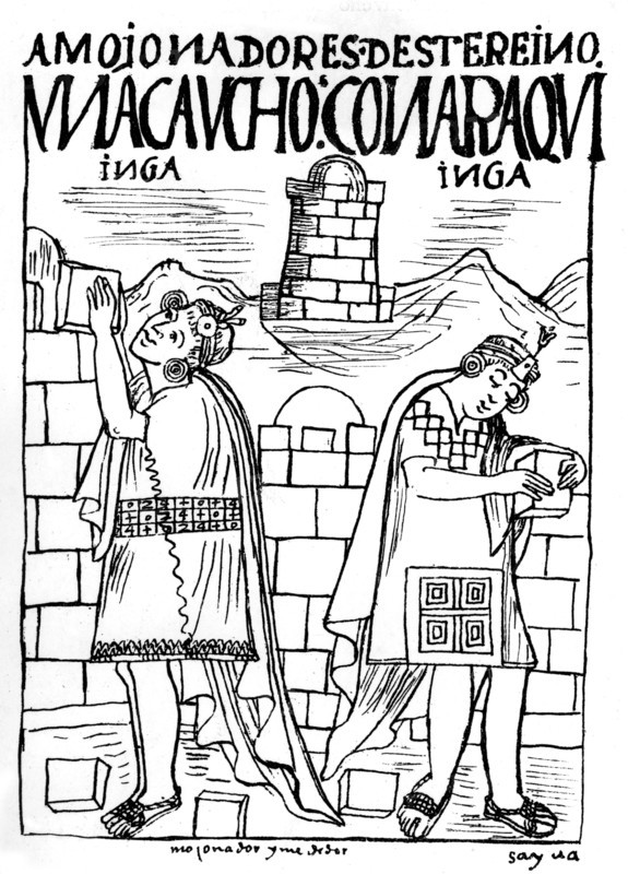 Manuscrit péruvien : Chroniques de Huaman