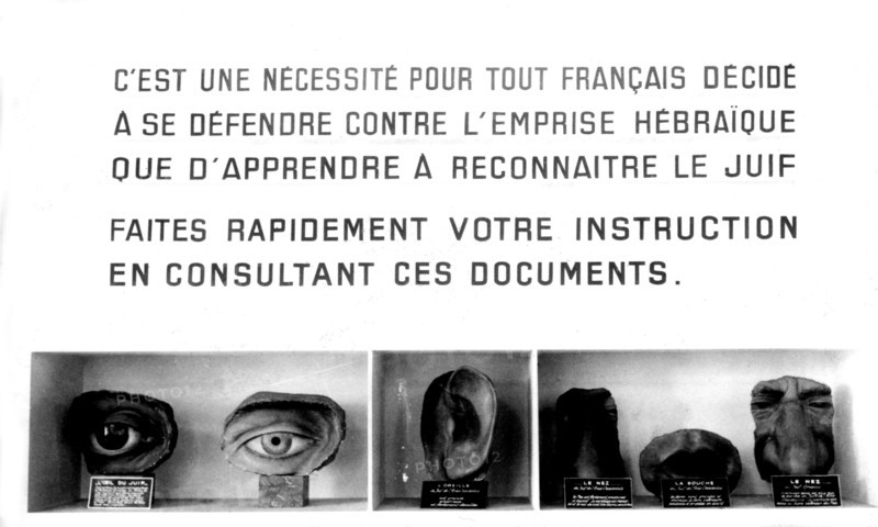 Vichy Government. Antisemitic exposition
