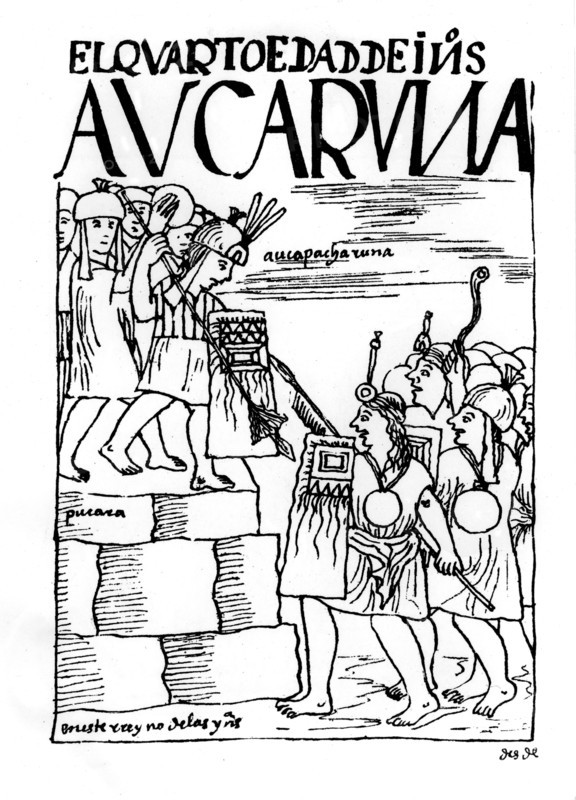 Manuscrit péruvien : Chroniques de Huaman