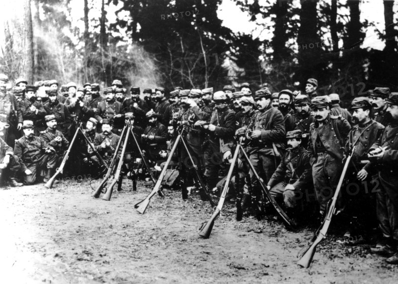 Bivouac dans la forêt de l'Argonne