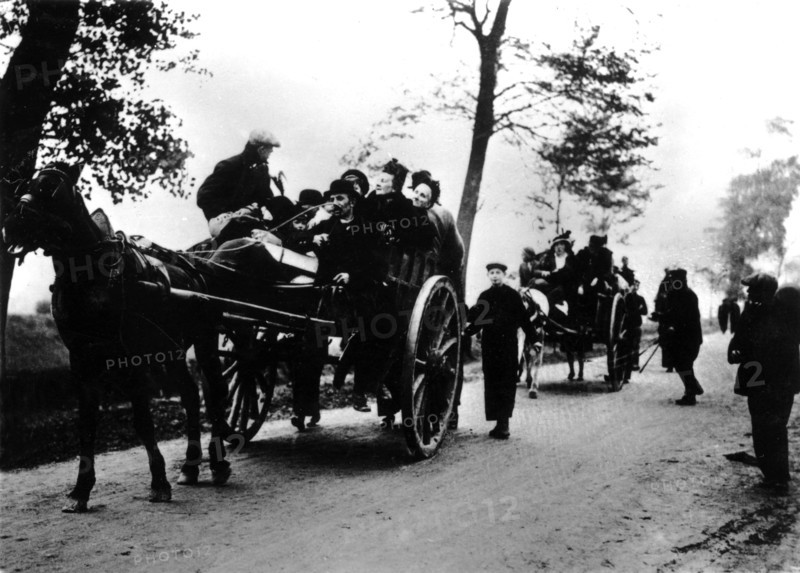 Fugitifs belges traversant le nord de la France