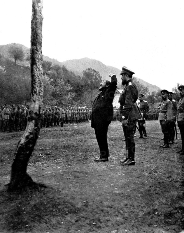 Albert Thomas, ministre de la guerre, aux Carpates
