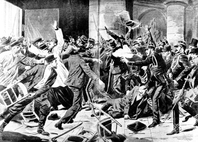 Séparation de l'Eglise et de l'Etat : Dans l'église de Boeschepe, un catholique est tué par les personnes chargées de faire l'inventaire