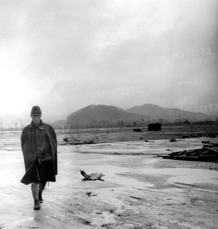 Japanese soldier in Hiroshima