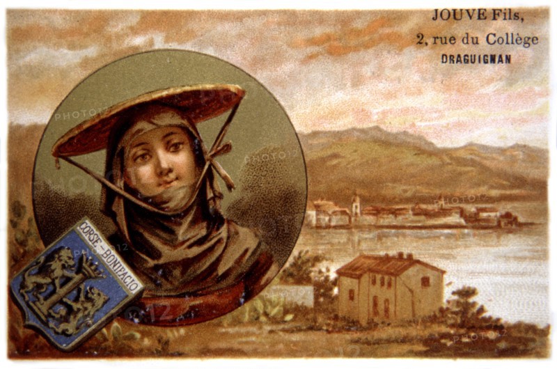 Advertising chromolithograph, Corsica