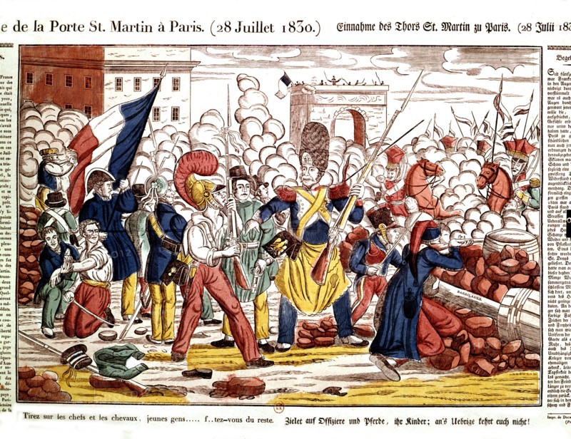 Barricade de la porte Saint-Martin, 1830
