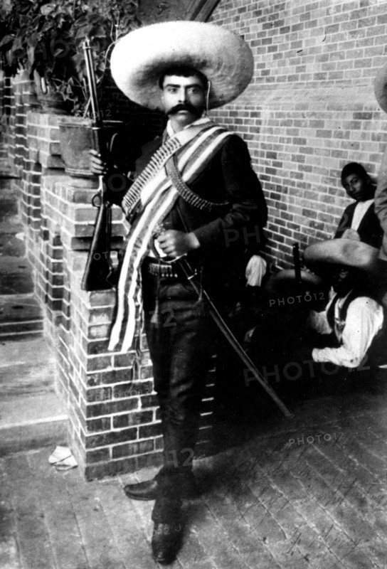Emiliano Zapata, during the maderist days, in Cuernavaca