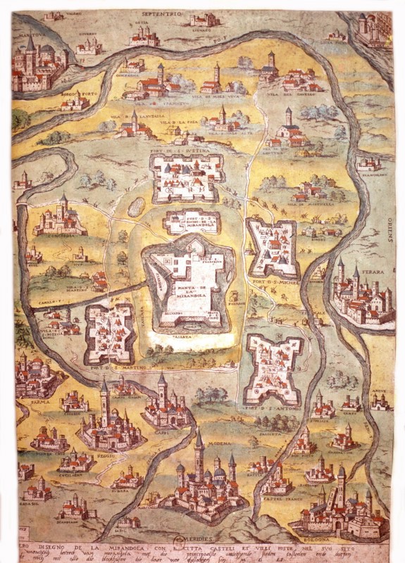 Anonyme, Vue de villes italiennes