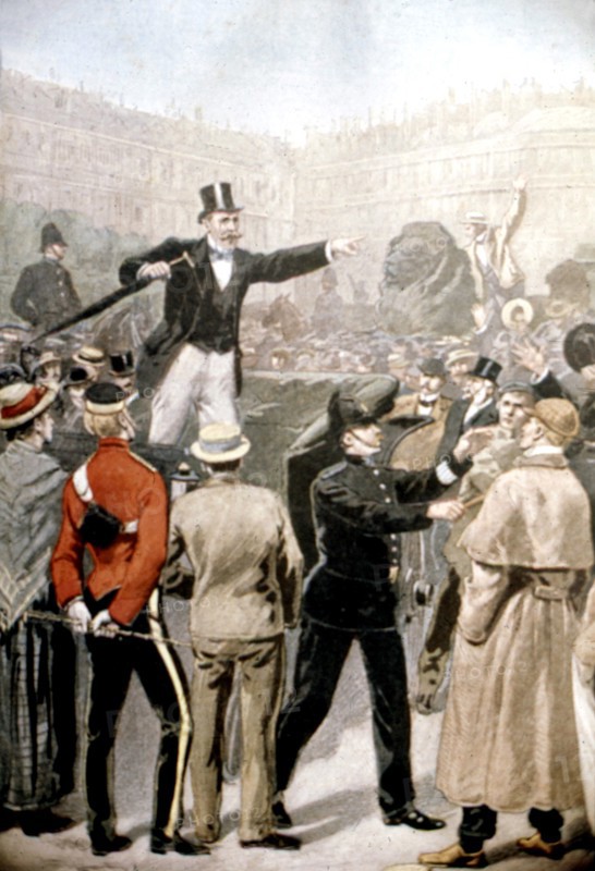Meeting en faveur de la paix au Transvaal, 1899