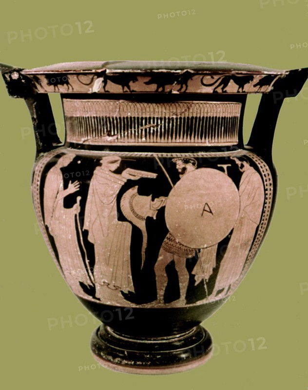 Red-figure attic vase from Gela