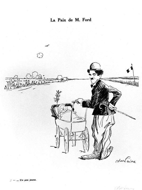 Caricature: La Paix de M. Ford, 1915