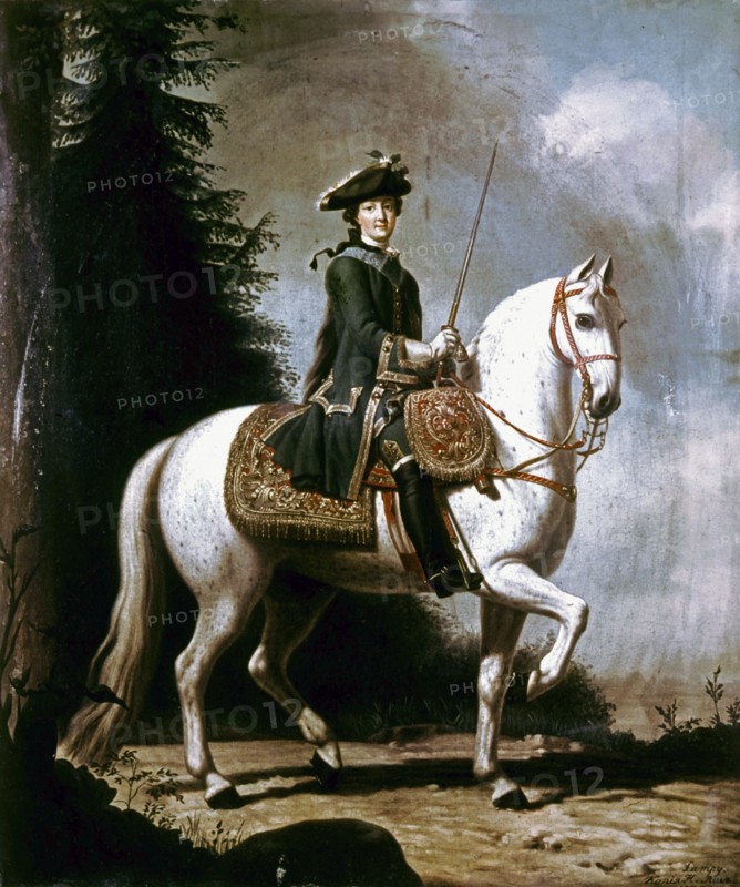 Portrait équestre de Catherine II de Russie