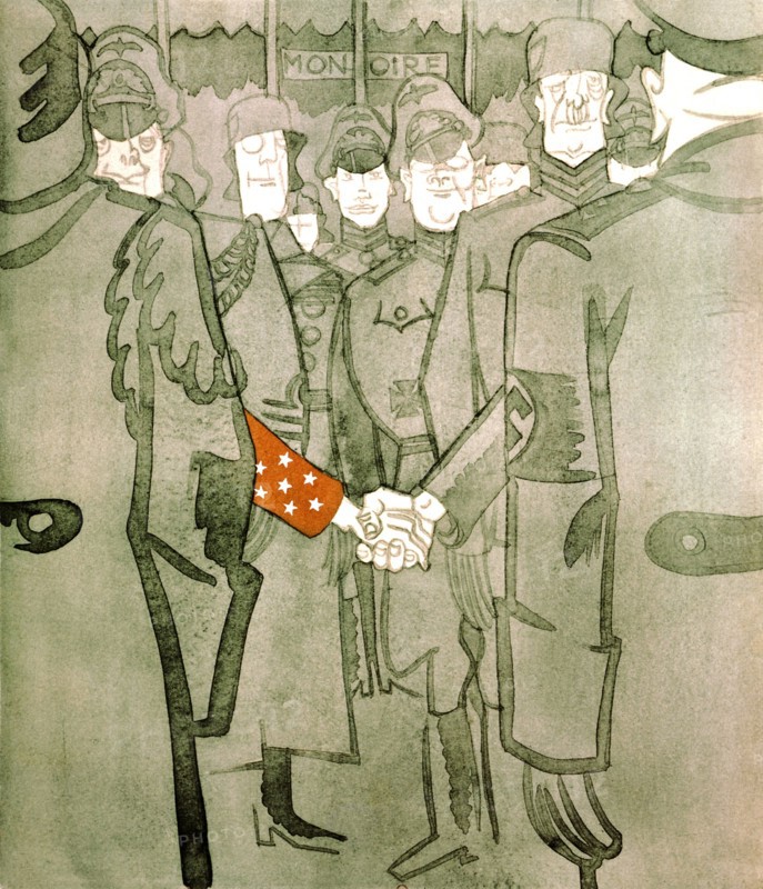 Chancel. Shaking hands in Montoire, 1940