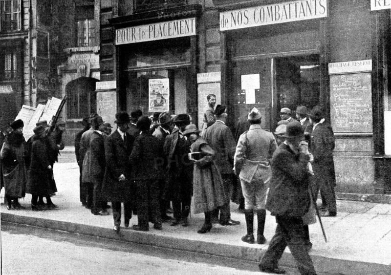 Employment agency for soldiers