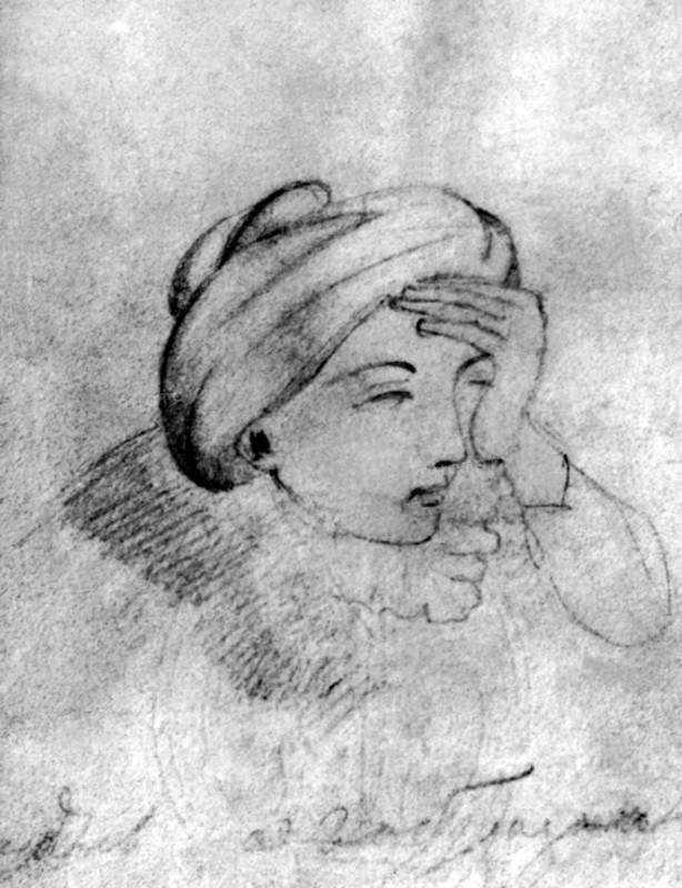 Vie d'Alexandre Pouchkine (1799-1837), Portrait de E.H. Ouchoka