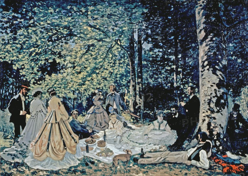 Monet, Etude pour Le déjeuner sur l'herbe