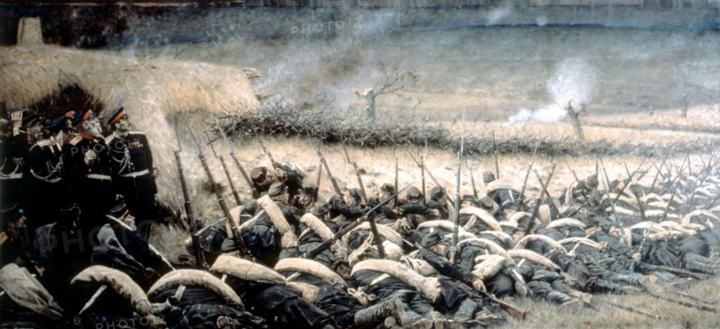 Anonyme, 1877-1878, Avant l'attaque (campagne de Russie, Napoléon 1er)