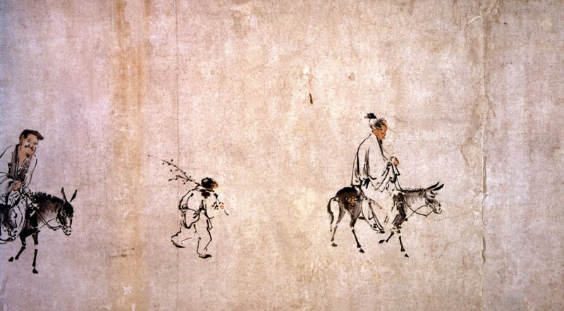 Scene of peasant life. Chou-Chuan Kung. Huarchon "Hakimono"