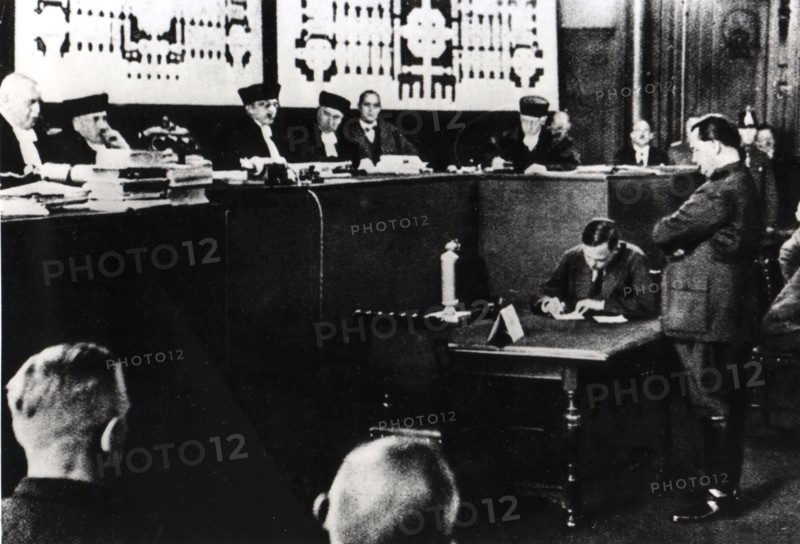 The Reichstag trial in Berlin. Göring's testimony