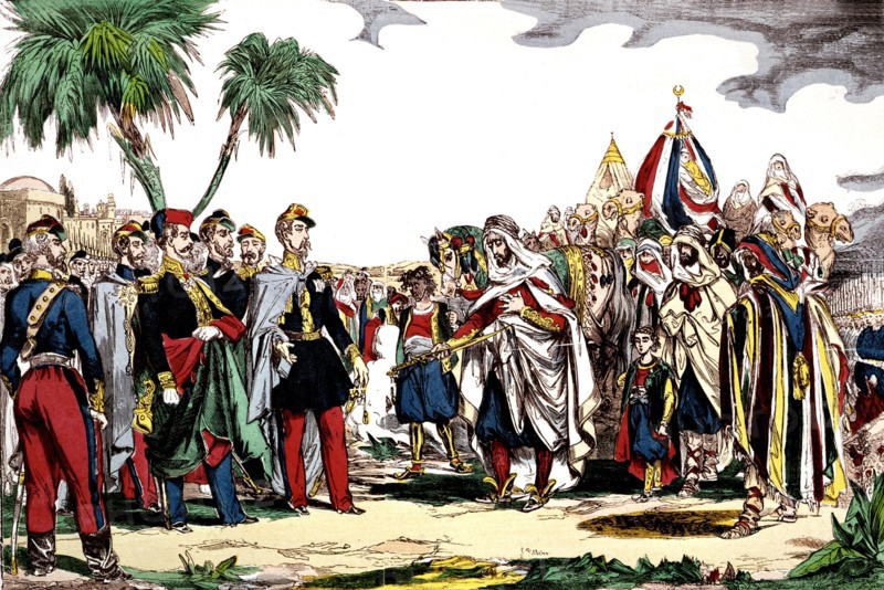 Conquête de l'Algérie, Reddition d'Abd el-Kader (1807-1883) en 1847