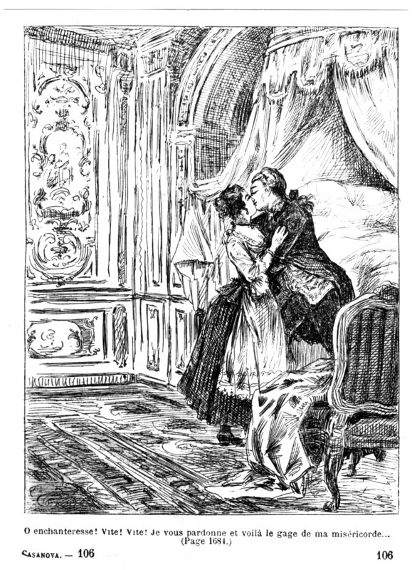 Scène des mémoires de Casanova