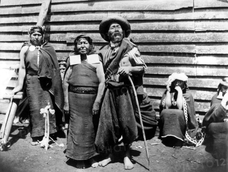 The Araucans tribe in the South of Chile