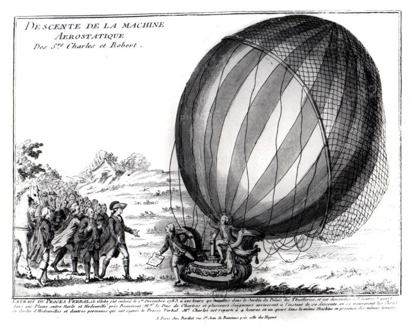 Hydrogen-filled balloon