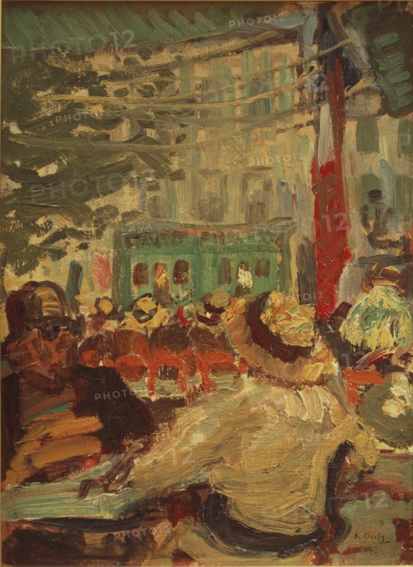Dufy, Terrace Cafe at Martigues