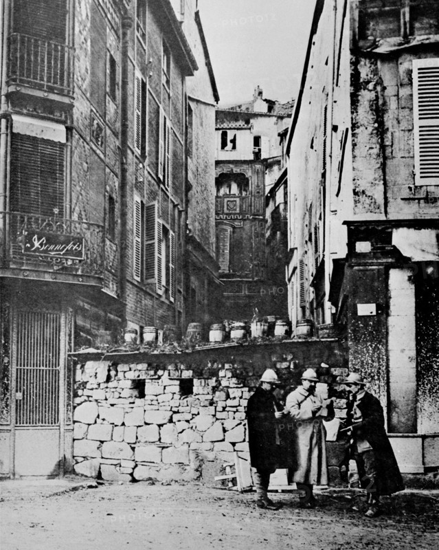 Verdun barricadé, en 1916