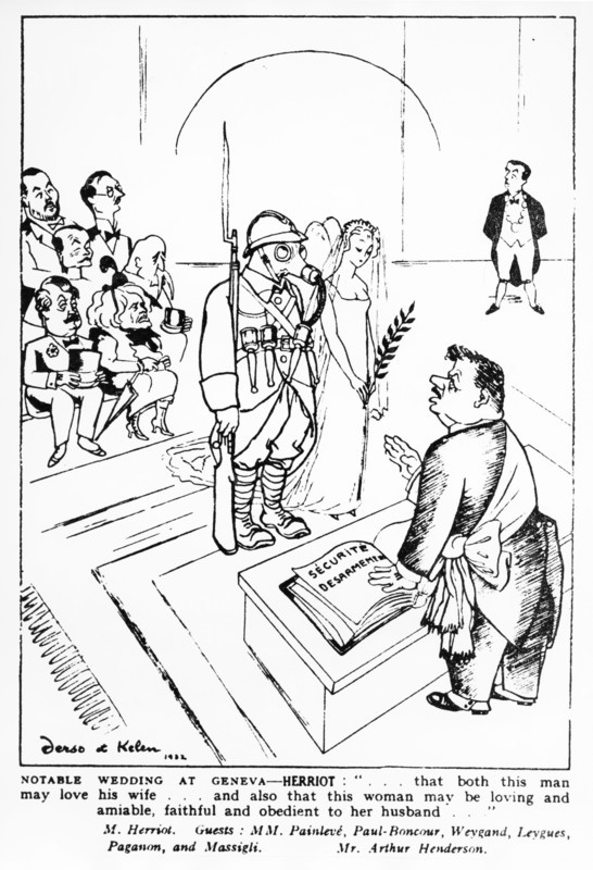 Caricature d'Edouard Herriot