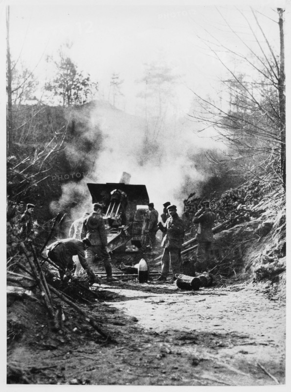 Soldats allemands à Verdun