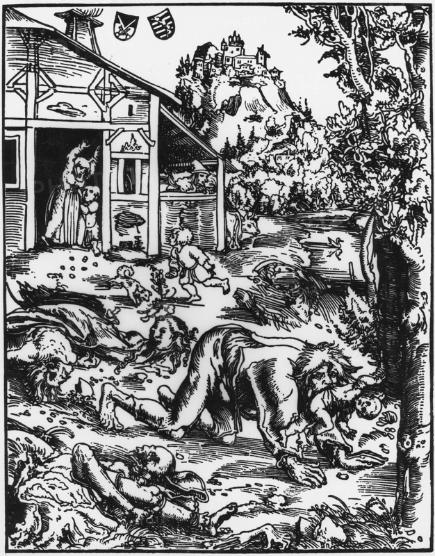 Cranach l'Ancien, Le loup-garou