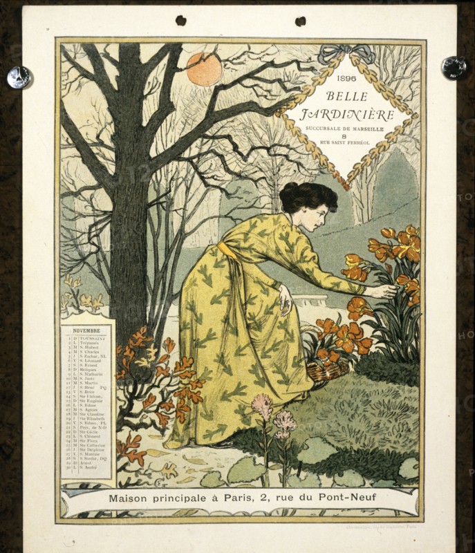 Grasset, Calendrier de l'année 1896