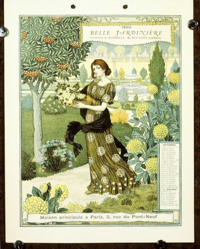 Grasset, Calendrier de l'année 1896