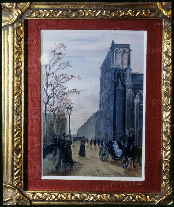 Barvitius, Femme élégante à Notre-Dame de Paris