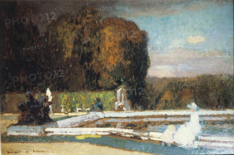 Guirand de Scévola, Dans les jardins de Versailles
